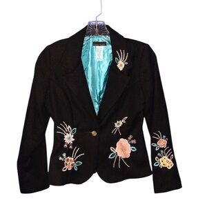 Sara Sara Black Blazer Size 14 Junior (Fits womens small)